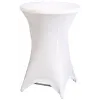 Tafellaken hoge tafel wit -zwart - grijs